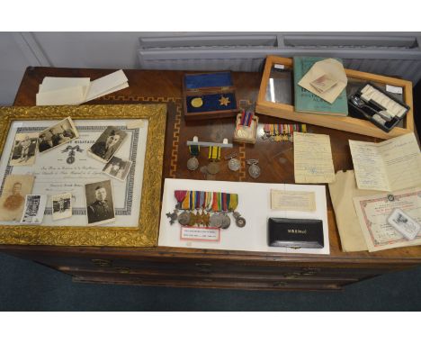 Second and First World War Medals Including William Henry Lawler Royal Artillery, 204 Parachute Regiment, North Africa MBE an