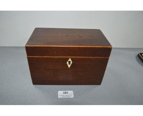 Mahogany Tea Caddy 