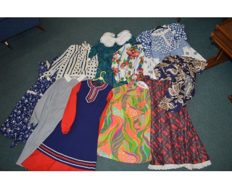 Ten Vintage and Retro Dresses, Tops, Skirts, etc. 