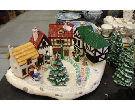 Ceramic Illuminated Christmas Diorama