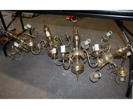 4 Brass Light Fittings