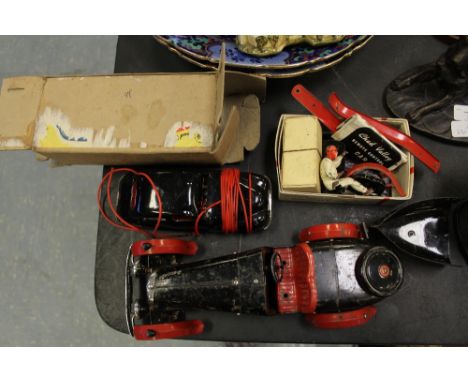 Chad Valley Remote Control Car and Meccano Clockwork Car