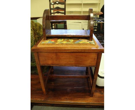 Piano Stool and Book Trough