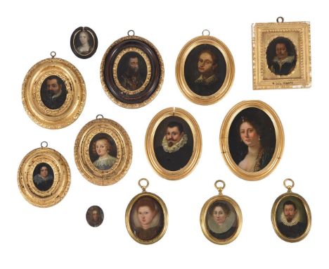 Italian School (16th century and later)Thirteen portraits, comprising: eight portraits of gentlemen and five portraits of lad