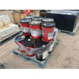 MISC PALLET OF HYDRAULIC FLUID, GEAR OIL AND TRANSMISSION FLUID