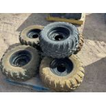 PALLET OF (5) USED UTV TIRES
