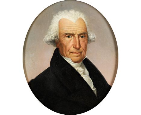 Maler des 19. JahrhundertsPORTRAIT EINES IN WÜRDE GEALTERTEN MANNESÖl auf Leinwand. Doubliert.Sichtmaß: 45 x 36 cm.Im Holzpas
