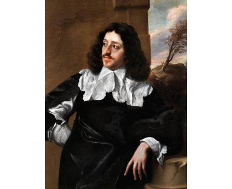 Anthonis van Dyck,1599 Antwerpen – 1641 London, zug.BILDNIS VON JOHN PENRUDDOCKÖl auf Leinwand.103 x 80 cm.Verso mit Provenie
