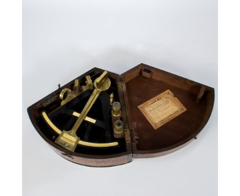 Sextant A. Johannsen &amp; Co, Chronometer Watch &amp; Nautical Instrument Manufacturers London, late 19th centurySextant  A.