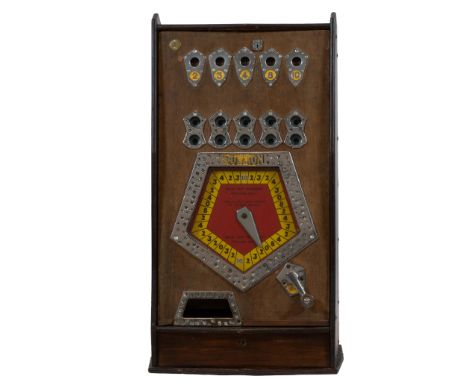 Slot machine Back any numbers, Bryans BULLIONSlotmachine Back any numbers, Bryans BULLION80 x 43 x 26.5 cm provenance: Meli a