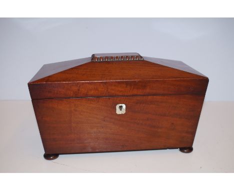 Mahogany tea caddy 20 cm x 32 cm 