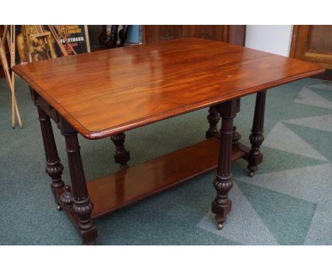 Victorian mahogany gate leg table 