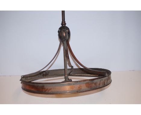 Early 20th century copper ceiling hanging light 