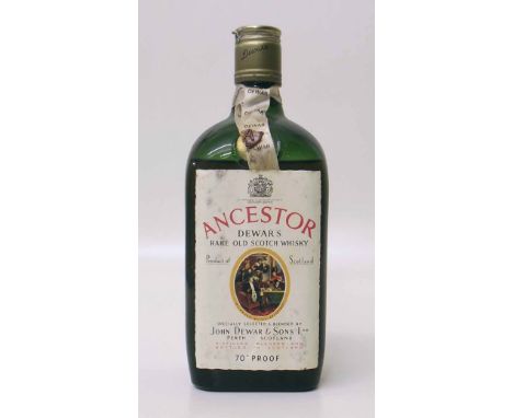 Ancestor Dewars scotch whiskey Condition report: see terms and conditions
