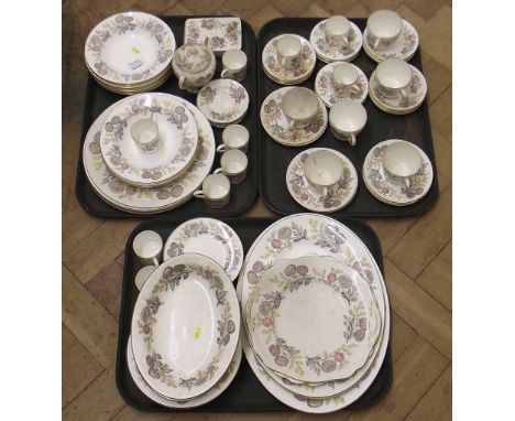 Wedgewood Lichfeild tea/dinner and coffee service Condition report: see terms and conditions
