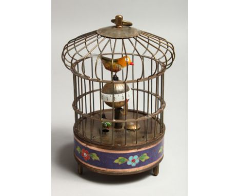 A CLOISSONE ENAMEL CARRIAGE CLOCK 7ins high