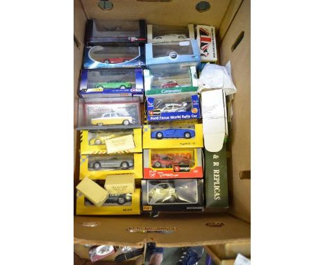 An assorted collection of die-cast model cas, many boxed and mint, including Corgi Vanguards, Oxford Automobiles Company, Sol