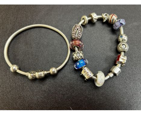 Camilla bangle & 1 Chamilia bracelet 