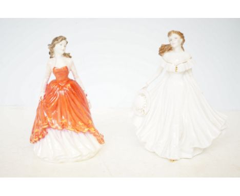 Royal Doulton HN4100 Special occasion together with Royal Worcester friendship golden moments 