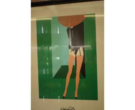 AMELETO DALLA COSTA framed coloured print on paper 