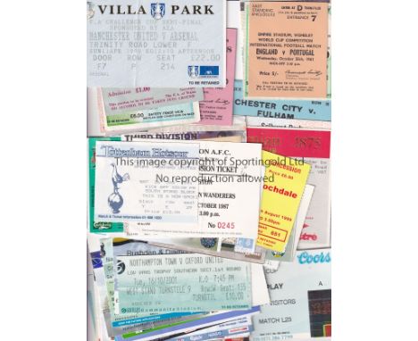 FOOTBALL TICKETS      Over 65 tickets from 1959 onwards including 1979 FA Cup Final, Wales v Scotland 1981, England homes v. 