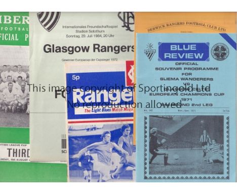 SCOTTISH    Collection of Scottish programmes , circa 45 programmes, mainly 60s,  some 70s and one or two 50s but including s