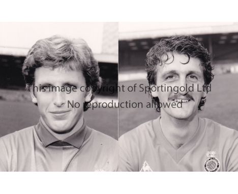CREWE ALEXANDRA    Twenty three 4" X 3" black &amp; white Press portrait photographs for the 1980's.    Good