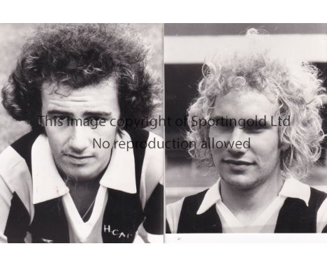 HULL CITY    Eight 4" X 3" black &amp; white Press portrait photographs for the 1980's.    Good