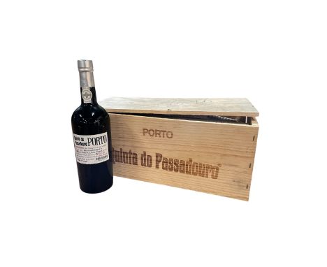 1999 Quinta do Passadouro vintage port 75cl x6 in wooden crate. Bottles have been stored corretly in a cellar