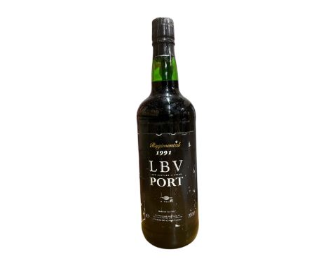 1991 Regimental LB vintage port, Silva &amp; Cosens 75cl bottle