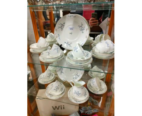 Large victorian tea service . 
