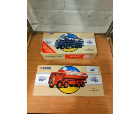 2 boxed corgi tanker lorry's includes Esso . 