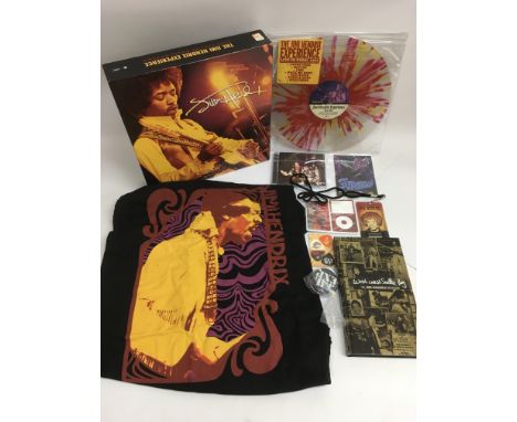 A Jimi Hendrix 4CD and DVD 'West Coast Seattle Boy Anthology' box set plus a Jimi Hendrix Experience 'Live 1967/68 Paris/Otta