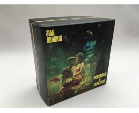 A rare Jimi Hendrix 22CD box set 'Moonbeams &amp; Fairytales', some damage to box which has affected  one bottom corner of sl