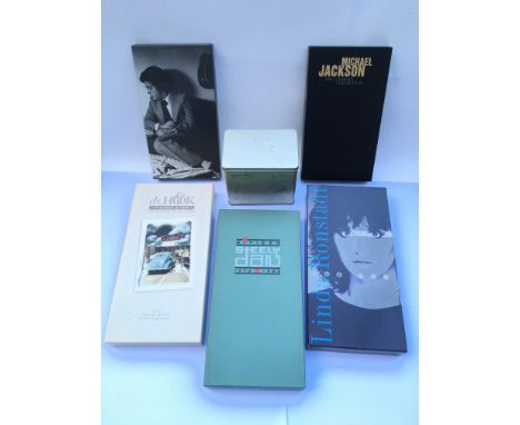 Six CD box sets comprising Michael Jackson, ABBA, Billy Joel, Steely Dan, Dr Hook and Linda Ronstadt.