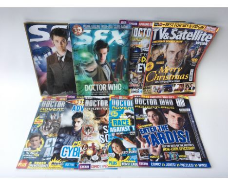 A large collection of SFX, Doctor Who Adventures and TV &amp; Satellite magazines, mostly with sci-fi and Dr Who front covers