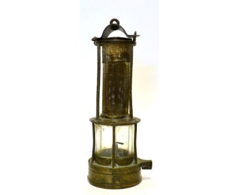Evan Thomas (Aberdare) Miners Lamp with top stamped '770' and '188'