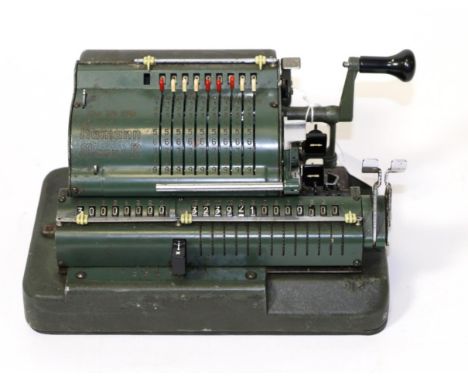 Hamann Manus R Mechanical Calculator green case Light surface corrosion