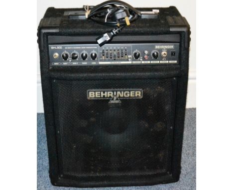 Behringer 90W Bass Guitar Amplifier two channel, model no. BX900, with lead