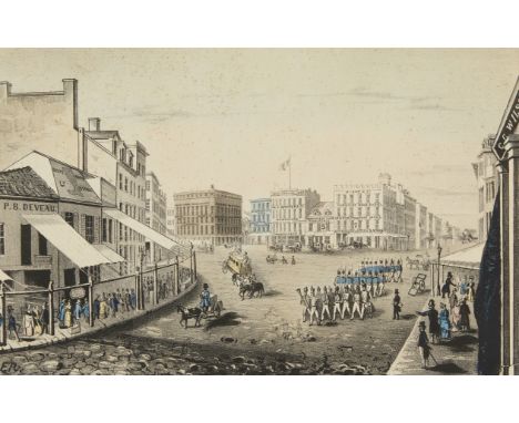 Frances "Fanny" Flora Bond Palmer (American, 1812-1876) for Nathaniel Currier, United States. Hand-colored lithograph titled 