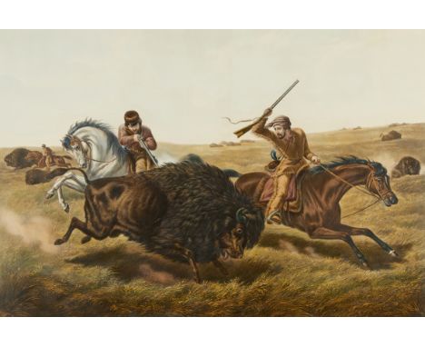 Arthur Fitzwilliam Tait (American/British, 1819-1905) for Currier and Ives, United States. Hand-colored lithograph on paper t