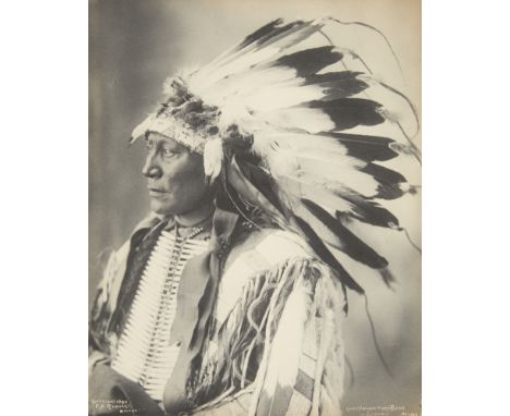 Frank Albert Rinehart (American, 1861-1928) and Adolph F. Muhr (American, 1860-1913). Platinum print photograph titled "Chief