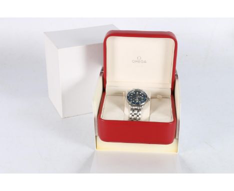 Omega Seamaster Professional 300m Co-Axial automatic chronometer stainless steel wristwatch together with box and operating i