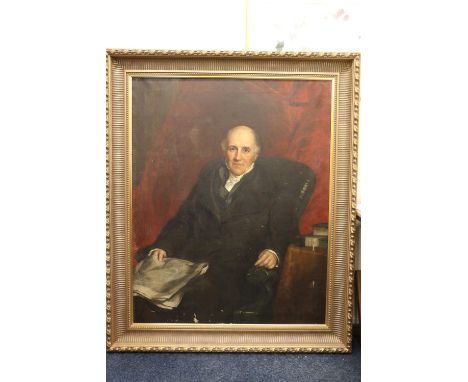 JOHN PARTRIDGE,&nbsp; Portrait of the Honorable Montgomerie Stewart,&nbsp; Oil on canvas 124cm x 99cm  The Hon Montgomerie St