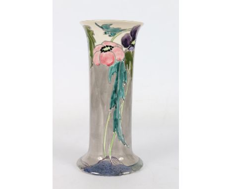 Scottish Pottery, Elizabeth Amour (Glasgow School of Art) for Bough Studio Pottery of Edinburgh, hand painted floral pattern 