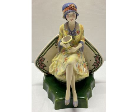 Kevin Francis Ltd Edition ceramic figurine of Charlotte Rhead, produced by Peggy Davis Ceramics. Modelled by Andy Moss, limit