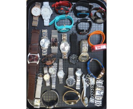 SELECTION OF LADIES AND GENTLEMEN'S WRISTWATCHESincluding Red Herring, Ice Watch, Emporio Armani, Citizen, Casio, Lorus, Seko