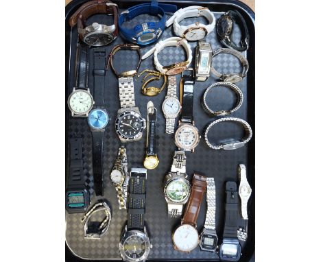 SELECTION OF LADIES AND GENTLEMEN'S WRISTWATCHESincluding Tommy Hilfiger, Fossil, Limit, Swatch, Sekonda, Casio, Timex, Citiz