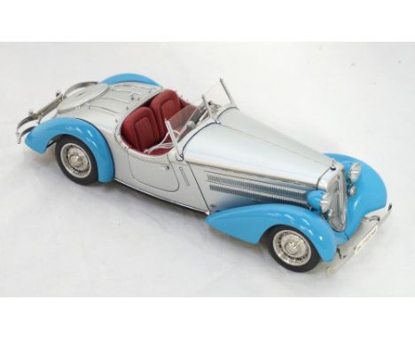 CMC CLASSIC MODEL CARS DIECAST MODEL OF AN AUDI FRONT 225 ROADSTER, 19351:18 scale, with information booklet
