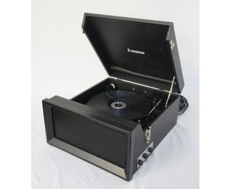 STEEPLETONE PORTABLE CASED RECORD PLAYERwith adjustable speed and integral speaker